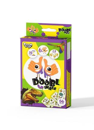 Гра настільна danko toys doobl image mini динозаври (добль, знайди пару) (укр) (dbi-02-05u)