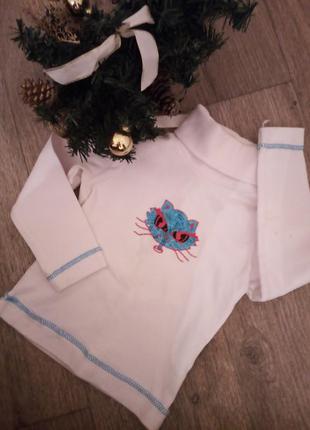 Теплая водолазка кофта на флисе