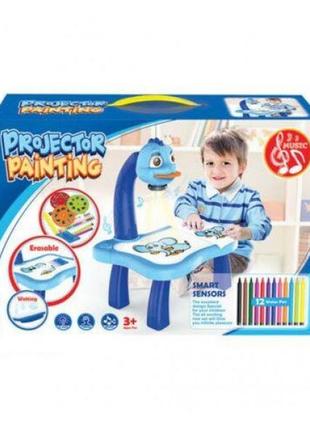 Дитячий проектор для малювання зі столиком projector painting2 фото