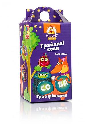 Crazy koko "шальные совы. вижу слово!" vt8033-04 (укр)