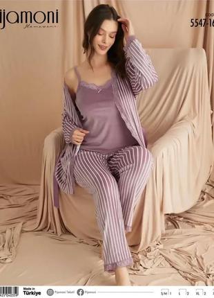 Вибір кольору - велюрова піжама жіноча трійка