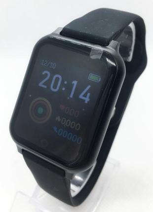 Смарт часы smart watch t70 черные ( код: ibw720b )6 фото