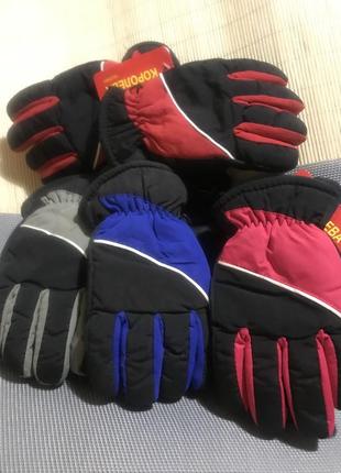 Непромокаючі перчатки для дівчинки 3-5 років6 фото