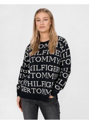 Шерстяной свитер oversize tommy