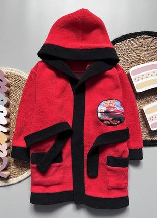 Халат, блискавка mcqueen, флісовий, теплий, фліс, флисовый