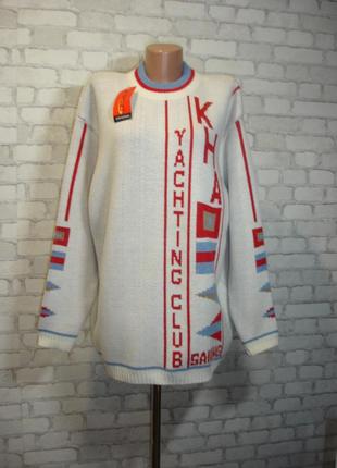 Вовняний спортивний светр 50-52 р