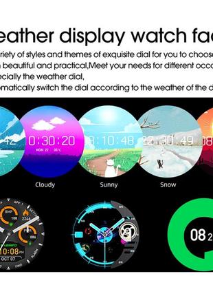 Умные смарт часы smart watch lemfo lf26 чёрные. с тонометром пульоксиметром android 4.4 ios 810 фото