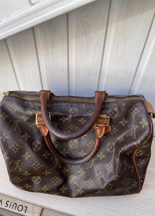 Вінтажна сумка louis vuitton speedy 30 оригінал з кодом2 фото