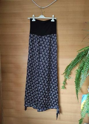 Шовкові широкі брюки палаццо з м'яким поясом/ шаровари/ для вагітних