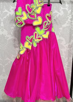 Платье костюм юбка топ для танцев бальное нарядное театральное