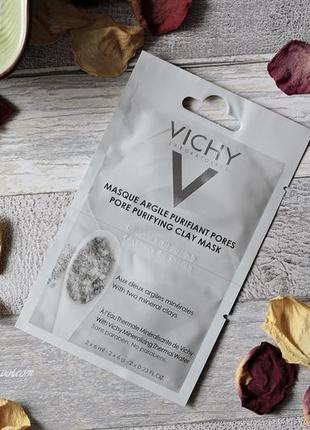 Vichy pore purifying clay mask очищающая минеральная маска.