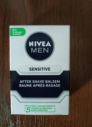 Оригінал! гель після бриття/гоління без вмісту спирту  nivea men sensitive4 фото