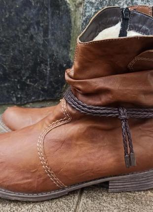 Теплые ботинки rieker 42-43