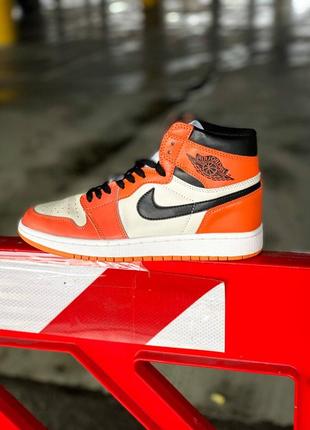 Кросівки nike air jordan 1 retro reverse shattered backboard6 фото