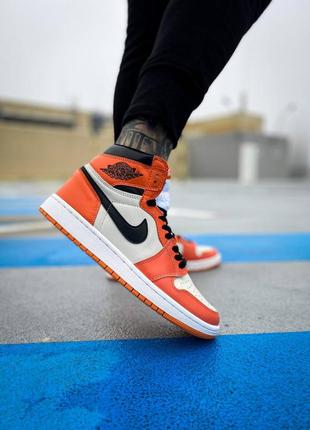 Кросівки nike air jordan 1 retro reverse shattered backboard9 фото