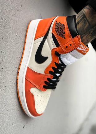 Кросівки nike air jordan 1 retro reverse shattered backboard7 фото