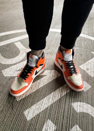 Кросівки nike air jordan 1 retro reverse shattered backboard1 фото