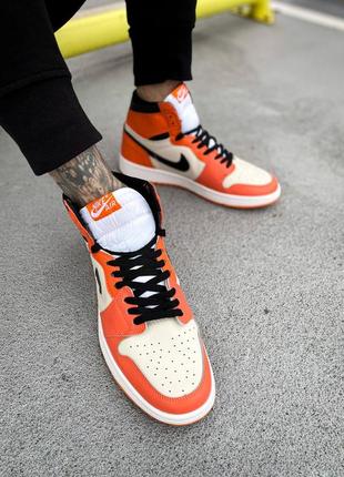 Кросівки nike air jordan 1 retro reverse shattered backboard10 фото