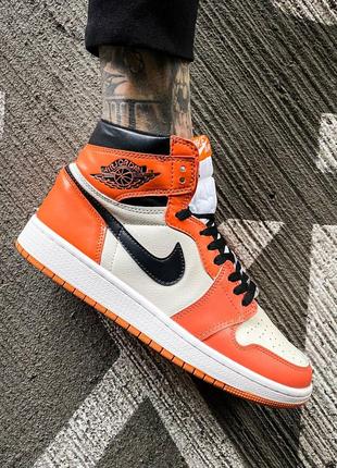 Кросівки nike air jordan 1 retro reverse shattered backboard8 фото