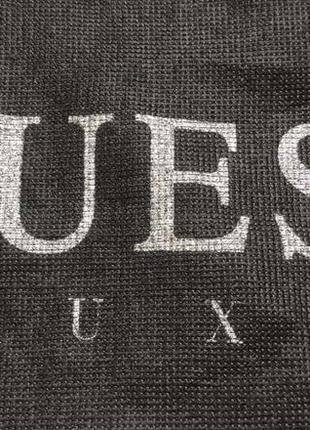 Пильовик guess luxe 49*53, чохол мішок чорний, пильовик чорний, мішок на зав'язці гесс4 фото