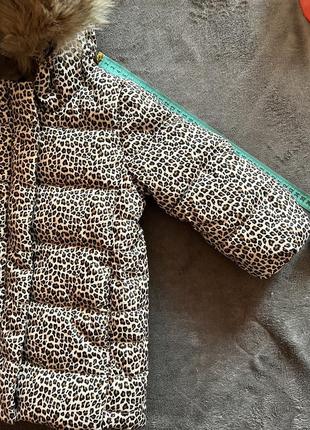 Дитяче пальто gap leopard6 фото