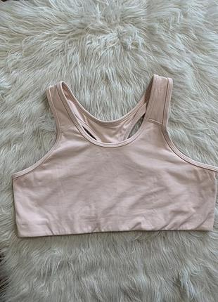 Ніжно рожевий спортивний топ
