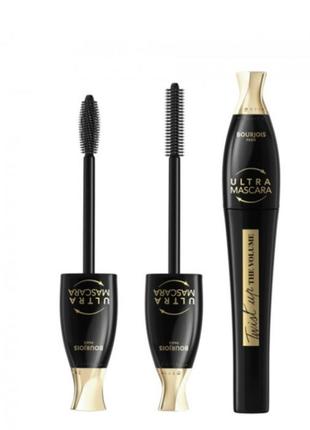 Bourjois туш для вій twist up the volume ultra "насичений колір" ultra black