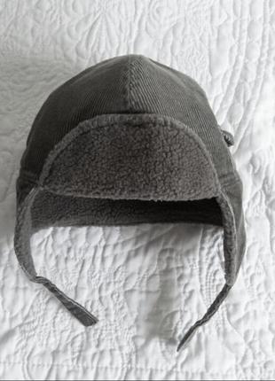 Теплая шапка-ушанка, 6-1÷месяцев, 40-42см, mothercare2 фото
