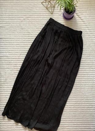 Юбка плиссе,макси Шерстяное h&m
