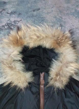 Куртка зимова з натур. хутром2 фото