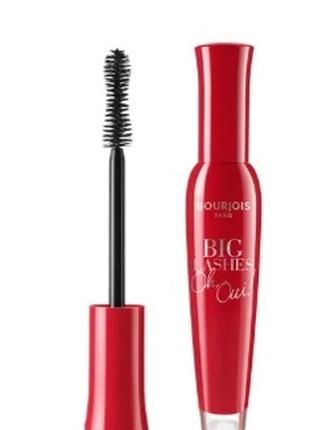 Тушь для ресниц bourjois volume glamour Bourjois big lashes oh oui mascara mascara, черный, 7 мл