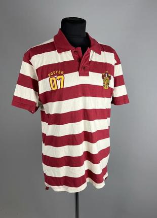 Футболка поло harry potter, griffindor, номер 07