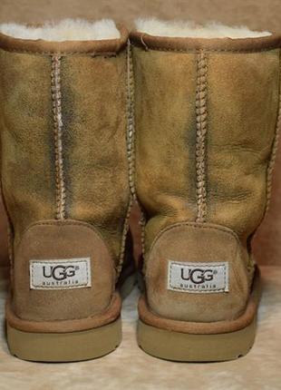 Угги ugg australia classic novelt ботинки зимние овчина цигейка. оригинал. 35 р./23 см.3 фото