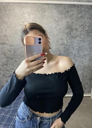 Топ з довгим рукавом