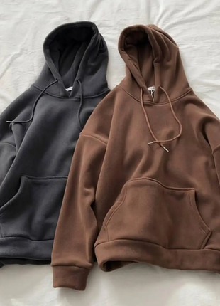 Худи с карманом "кенгуру" велюр 4 цвета razg6220-538sве