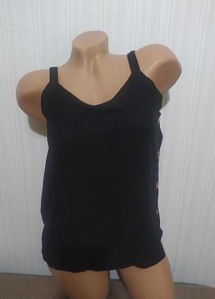 Топ чорний майка mango