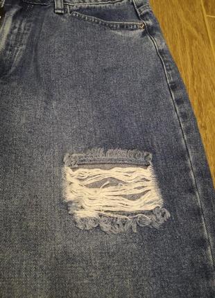⚠️распродаж ⚠️женские джинсы мом,высокая посадка, missguided, l10 фото