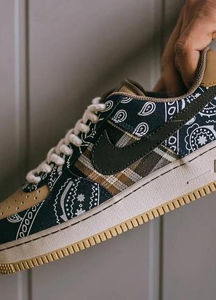 Обувь мужское - nike air force 1 c cactus jack 4