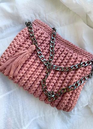 В‘язана сумка ручної роботи