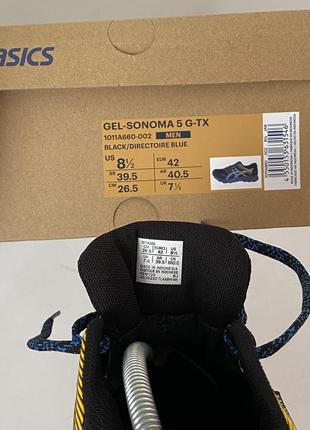 Кроссовки asics gel-sonoma 5 gore-tex 100% оригинал6 фото