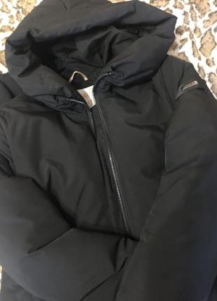 Курточка зимняя чёрная куртка пуховик зимній чорний3 фото