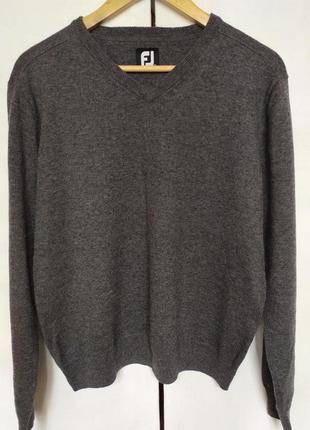 Класний базовий вовняний джемпер, пуловер, светр6 фото