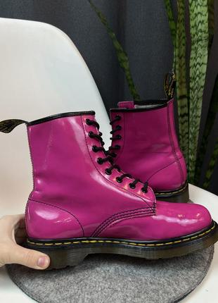 Оригінальні черевики dr. martens 1460 w patent leather8 фото