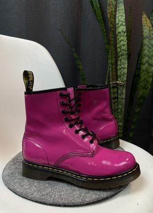 Оригінальні черевики dr. martens 1460 w patent leather1 фото