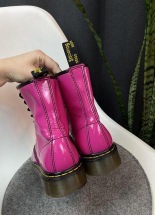 Оригінальні черевики dr. martens 1460 w patent leather9 фото