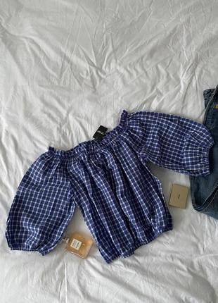 Блуза у клітинку george штани l - xl - xxl - дівчинку - xxxxl