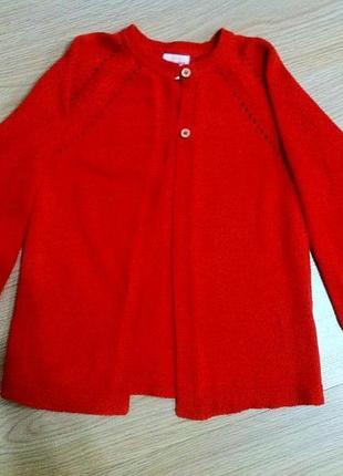 Неймовірно красива, тепла, в'язана кофтинка коралового кольору. nesk & nesk