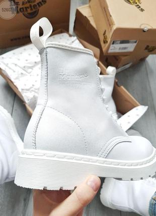 Распродажа! кожаные ботинки dr martens white . шкіряні черевики8 фото