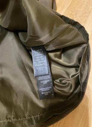 💥 крутая 😎 юбка трапеция с накладными карманами кожа5 фото
