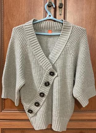 Свитер hugo boss wool sweater шерстяной/из шерсти на пуговицах джемпер/пуловер/кардиган/вязаный1 фото
